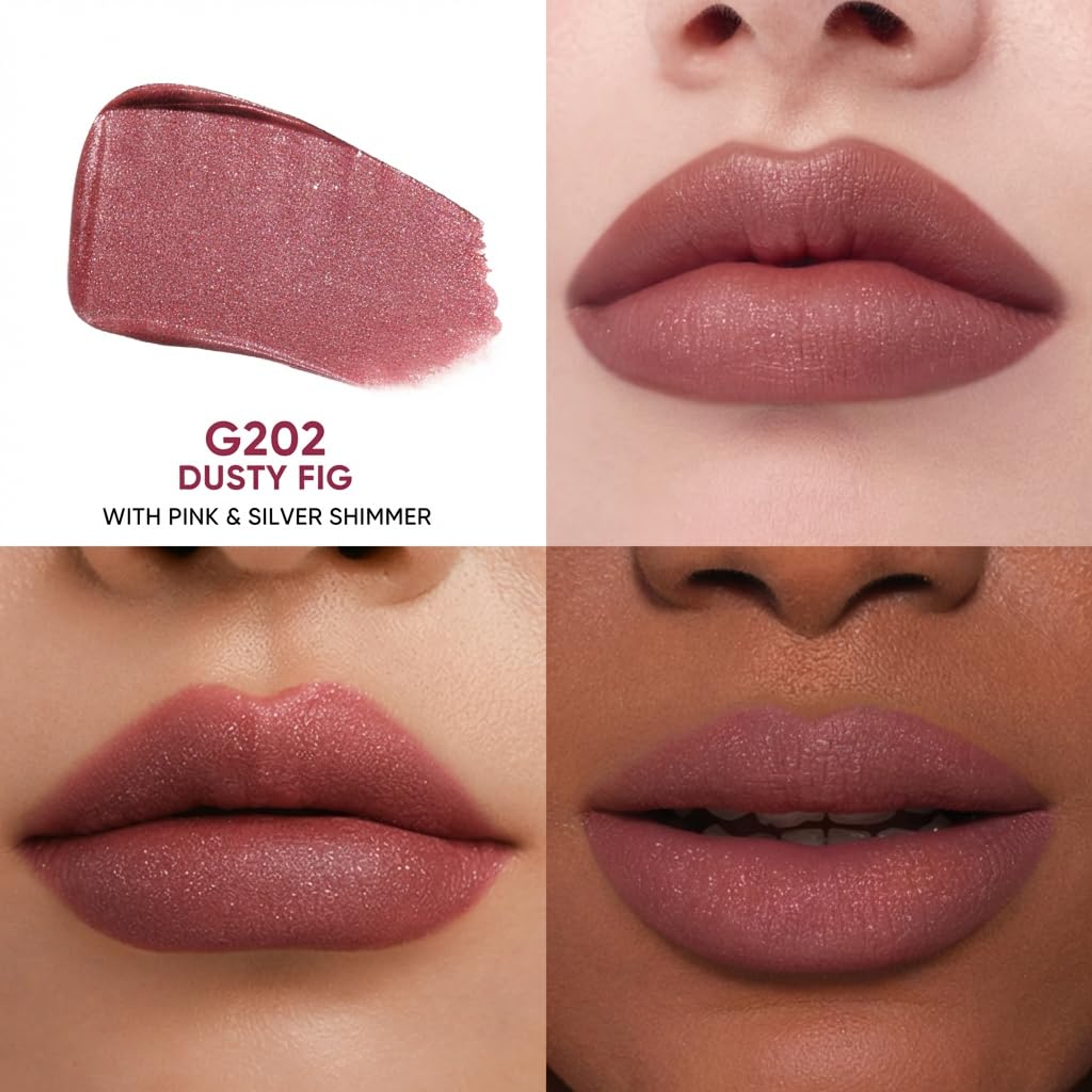 Judydoll Cushion Matte Lock Lip Cream, G202 Dusty Fig, 1 Count - Hydrating Matte Lipstick for a Lip-Blurring Effect 2