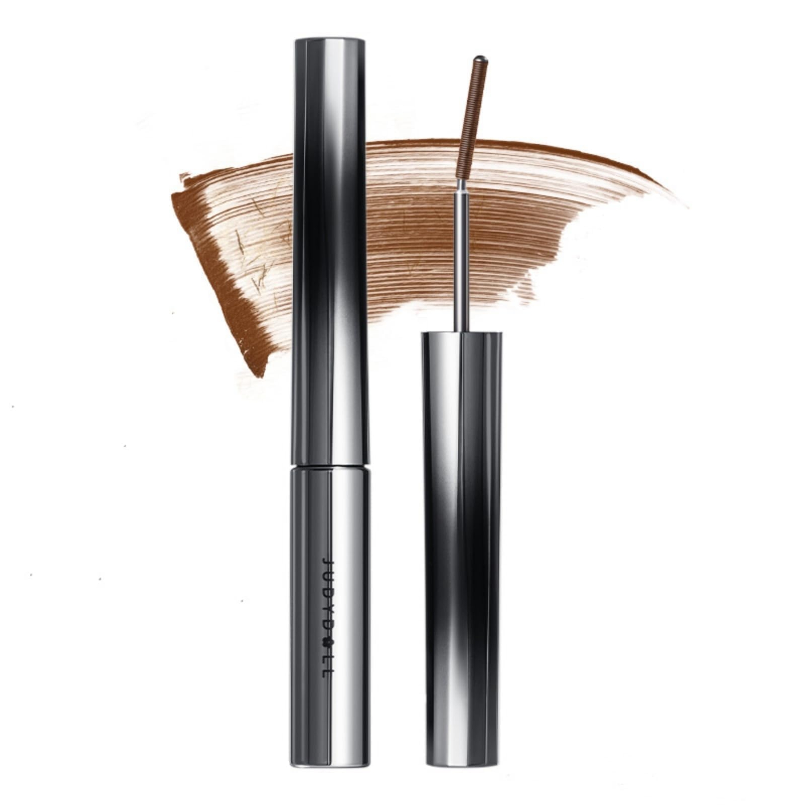 Judydoll 3D Curling Iron Mascara, 02 Brown, 0.07 oz - 6° Precision Design Tubing Mascara with Ultra-Fine Metal Wand 1