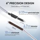 Judydoll 3D Curling Iron Mascara, 02 Brown, 0.07 oz - 6° Precision Design Tubing Mascara with Ultra-Fine Metal Wand 5