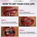 Judydoll Dual Flash Watery Lip Gloss, 02 Juicy Strawberry, 1 Count - Mirror-Shine Lip Glaze with Dual-Sided Metal & Velvet Spatula 9