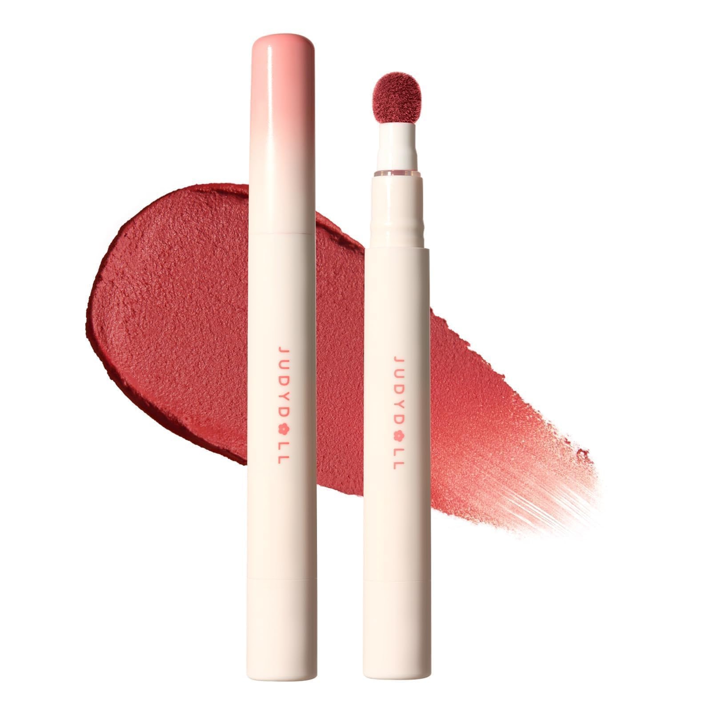 Judydoll Cushion Matte Lock Lip Cream, N104 Rosy Wood, 1 Count - Hydrating Matte Lipstick for a Lip-Blurring Effect 1