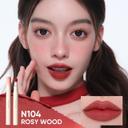 Judydoll Cushion Matte Lock Lip Cream, N104 Rosy Wood, 1 Count - Hydrating Matte Lipstick for a Lip-Blurring Effect 3