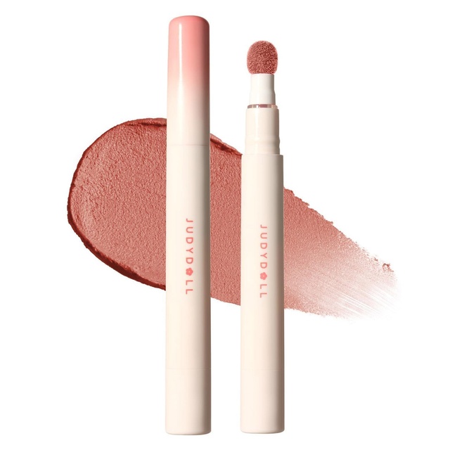 Judydoll Cushion Matte Lock Lip Cream, N12 Toffee Peach, 1 Count - Hydrating Matte Lipstick for a Lip-Blurring Effect