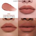 Judydoll Cushion Matte Lock Lip Cream, N12 Toffee Peach, 1 Count - Hydrating Matte Lipstick for a Lip-Blurring Effect 2