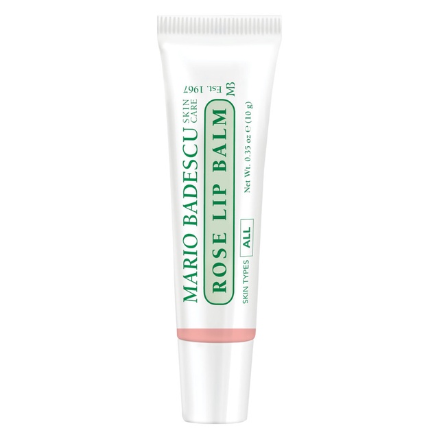 Mario Badescu Lip Balm, Rose, 0.35 oz - Ultra-Nourishing Lip Care Moisturizer for Soft, Smooth & Supple Lips