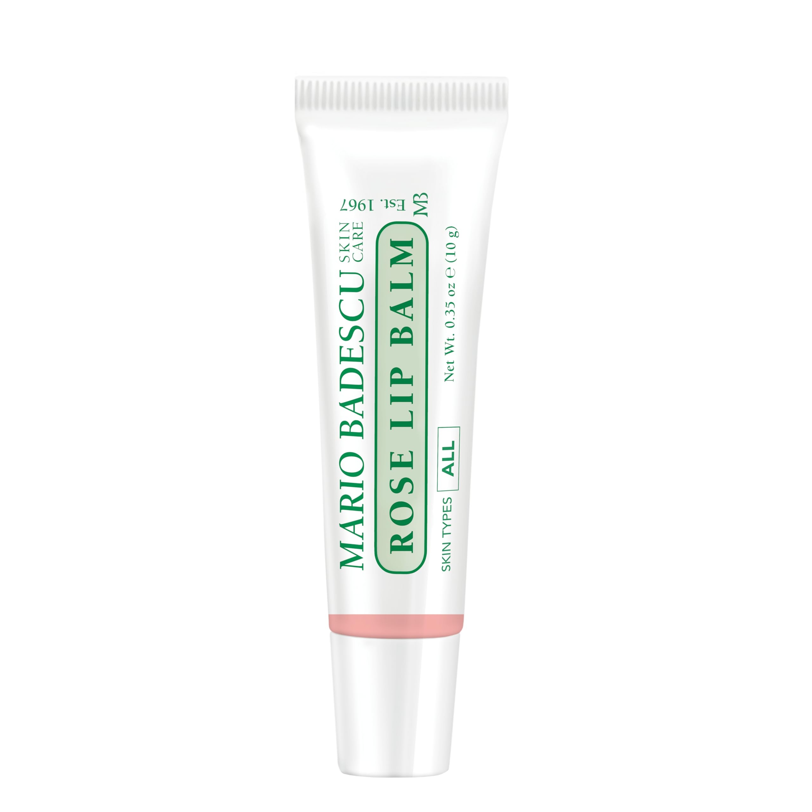 Mario Badescu Lip Balm, Rose, 0.35 oz - Ultra-Nourishing Lip Care Moisturizer for Soft, Smooth & Supple Lips 1