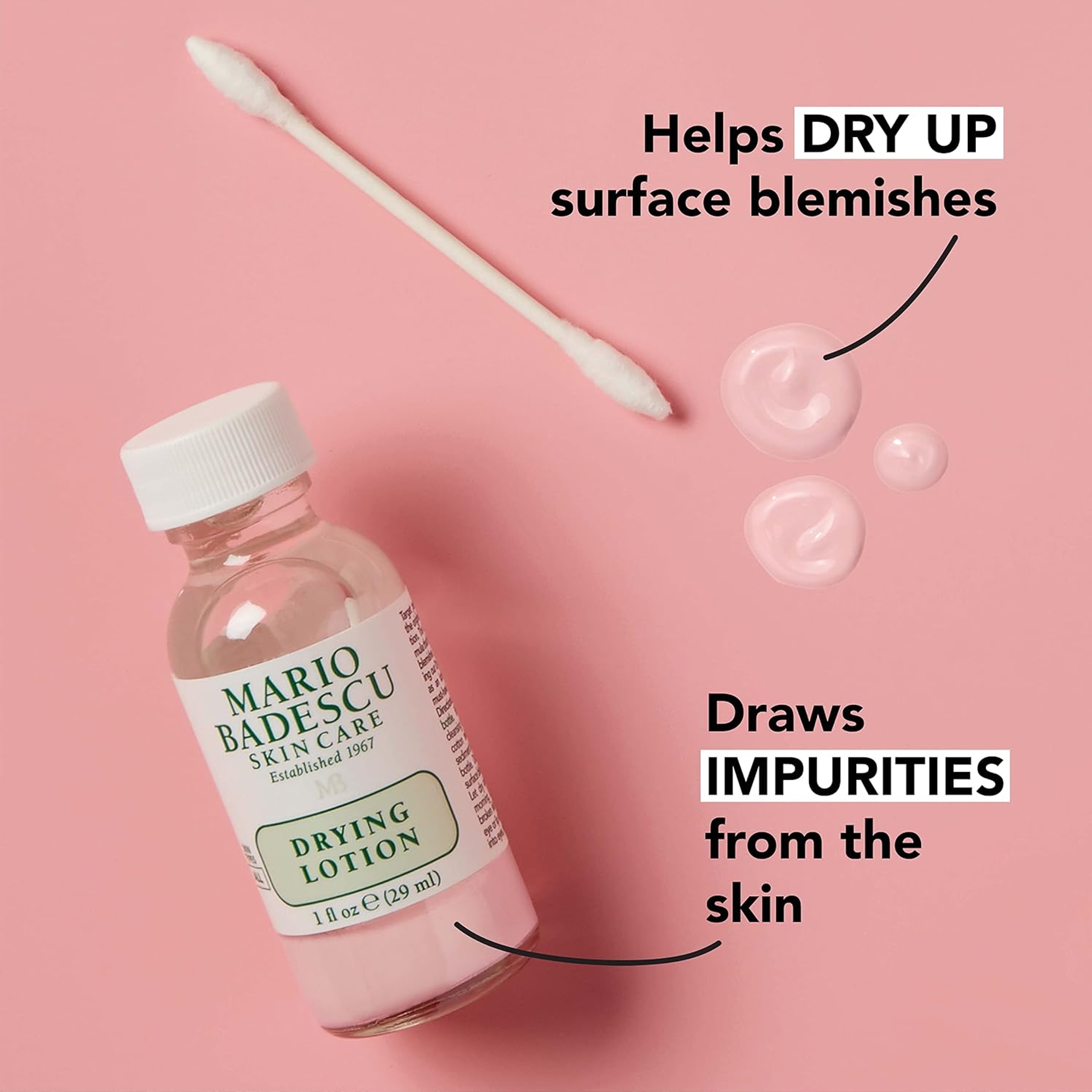 Mario Badescu Drying Lotion 1 fl.oz - Overnight Spot Treatment helps Dry Up Surface Blemishes 5
