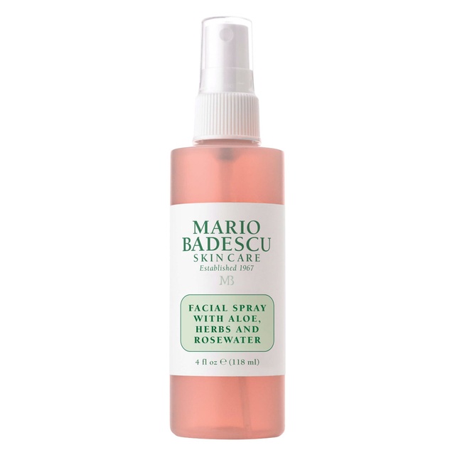 Mario Badescu Facial Spray with Aloe, Herbs and Rosewater 4 fl.oz - Hydrating & Rejuvenating Face Mist for All Skin Types