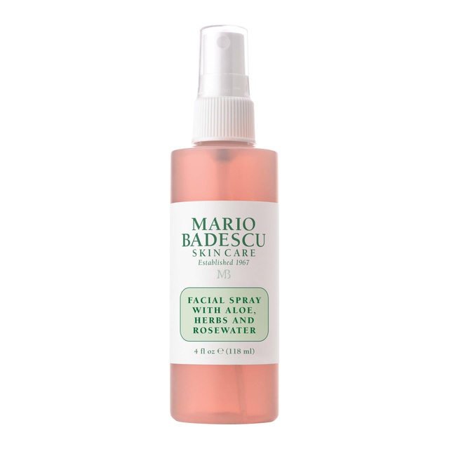 Mario Badescu Facial Spray with Aloe, Herbs and Rosewater 4 fl.oz - Hydrating & Rejuvenating Face Mist for All Skin Types
