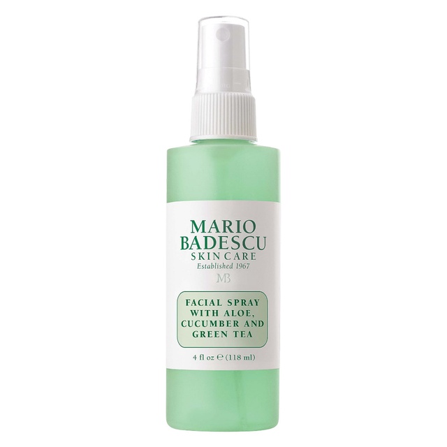 Mario Badescu Facial Spray with Aloe, Cucumber and Green Tea 4 fl.oz - Hydrating & Invigorating Face Mist for All Skin Types