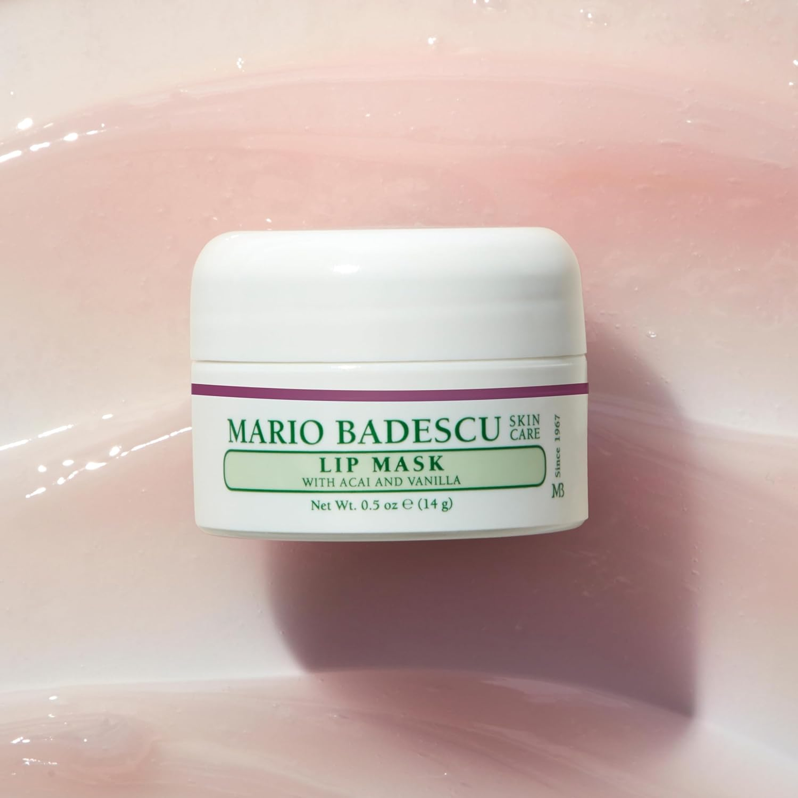 Mario Badescu Lip Mask, Acai and Vanilla, 0.5 oz - Overnight Lip Treatment for Supple, Hydrated Lips 8