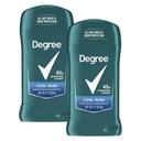 Degree Men Cool Rush Antiperspirant Deodorant Stick 2.7 oz (Pack of 2) - 48HR Sweat & Odor Protection 2
