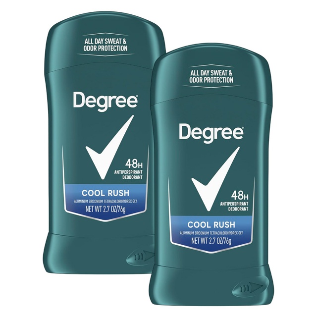 Degree Men Cool Rush Antiperspirant Deodorant Stick 2.7 oz (Pack of 2) - 48HR Sweat & Odor Protection — Out of stock