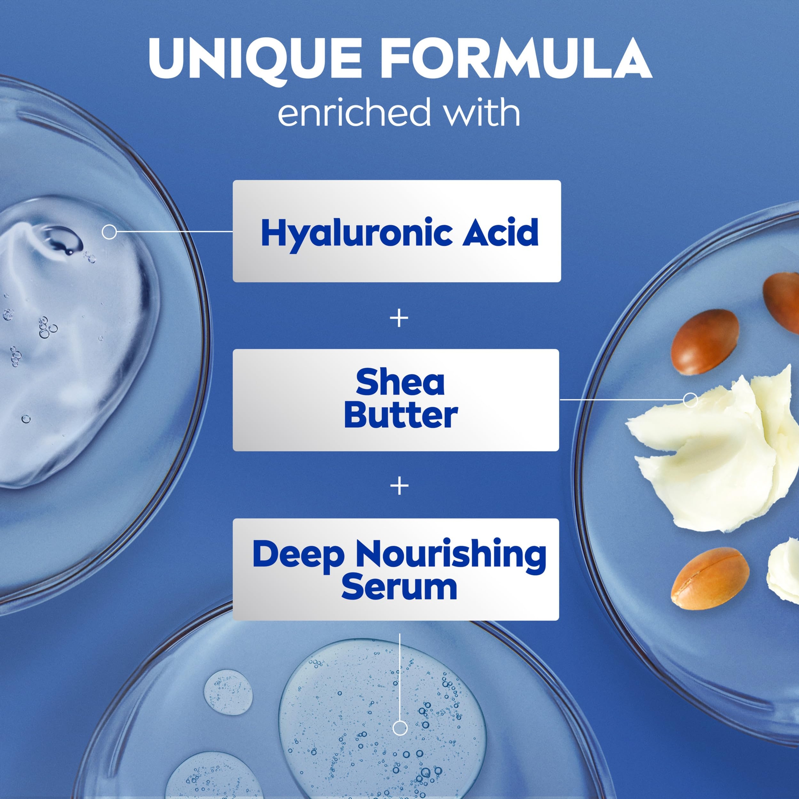 Nivea Shea Nourish Body Lotion 16.9 fl.oz - with Shea Butter & Hyaluronic Acid for 48H Moisture 6