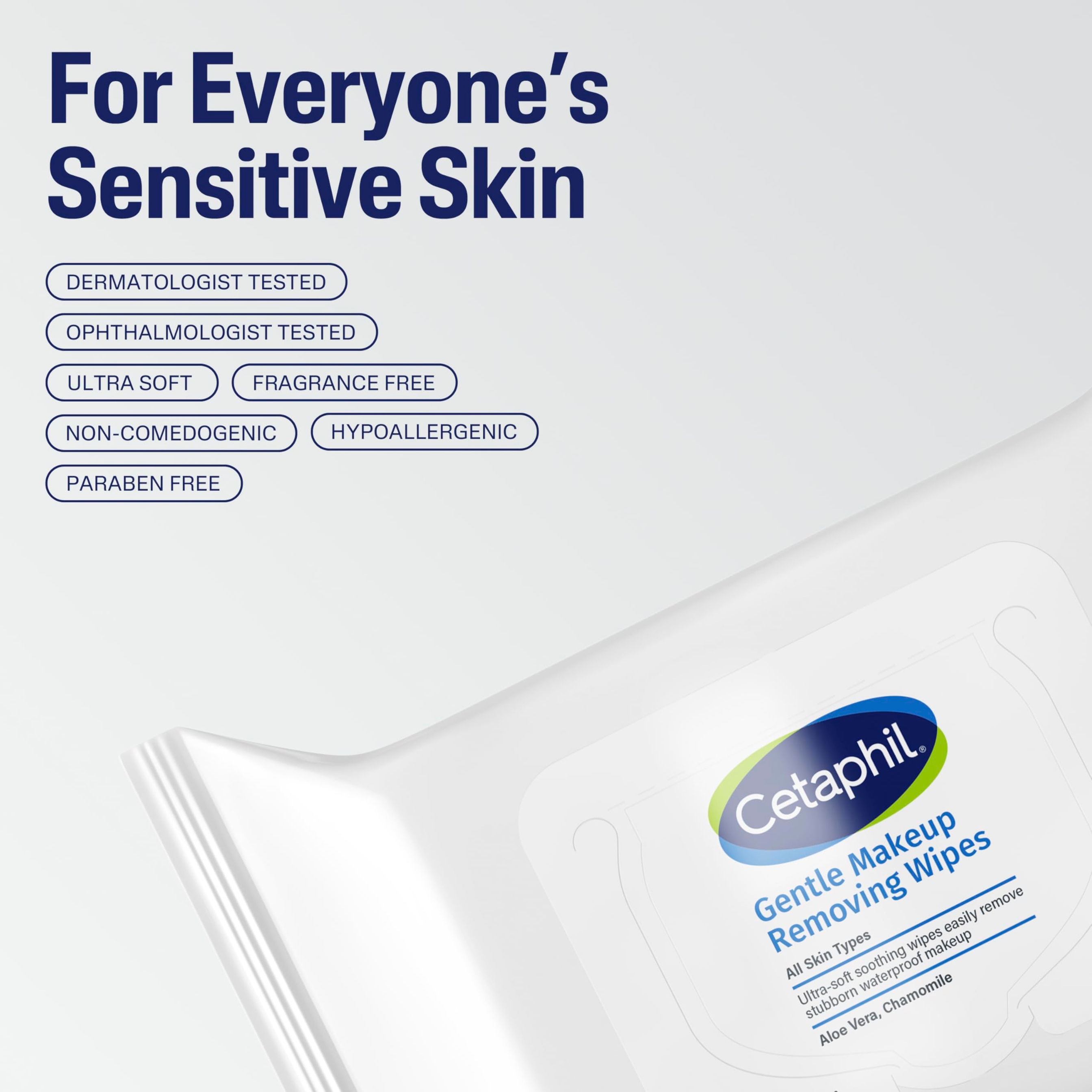 Cetaphil Gentle Makeup Removing Wipes 25 Count - Daily Cleansing Facial Towelettes for Sensitive Skin 7
