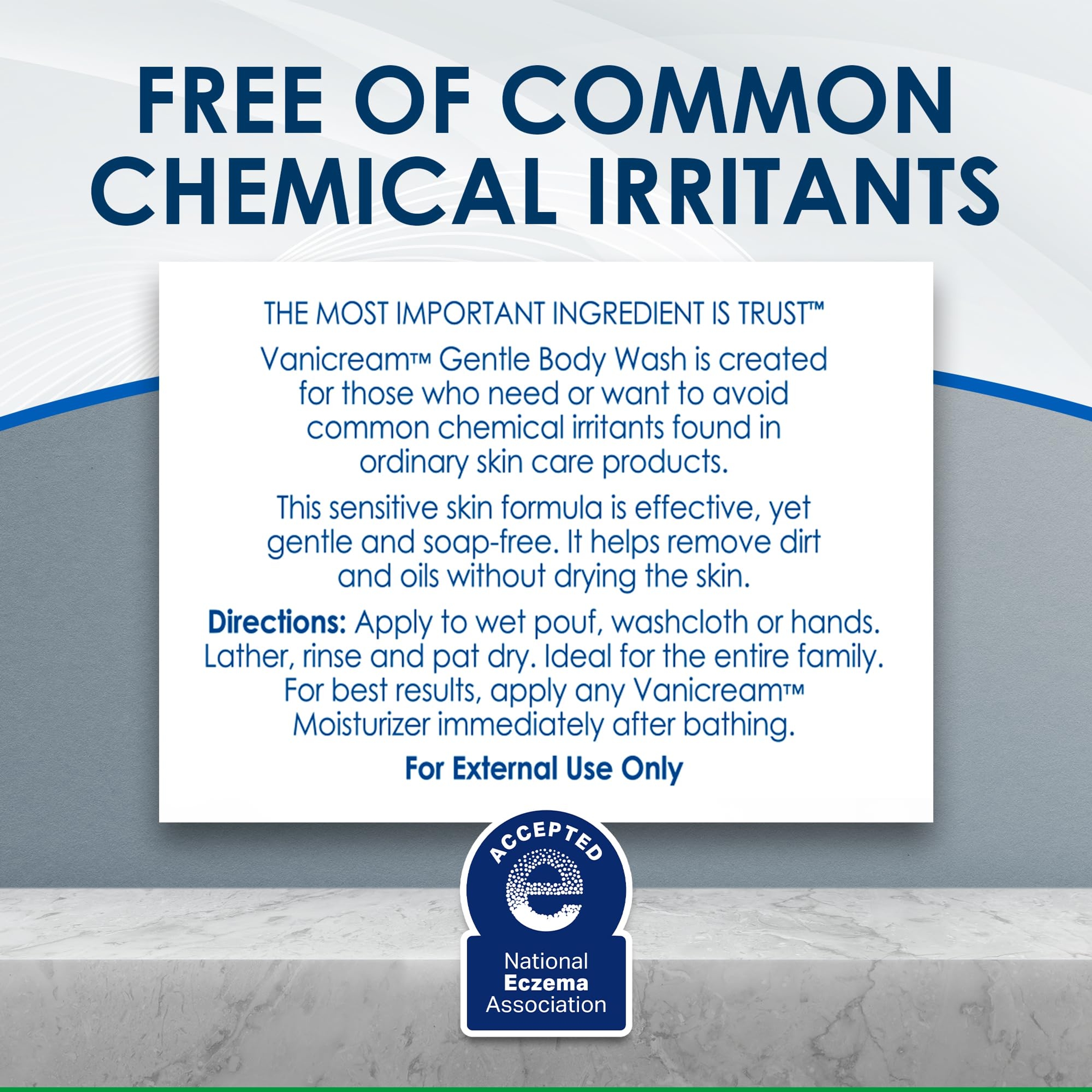 Vanicream Gentle Body Wash 12 fl.oz - Formulated Without Common Irritants for Sensitive Skin 8