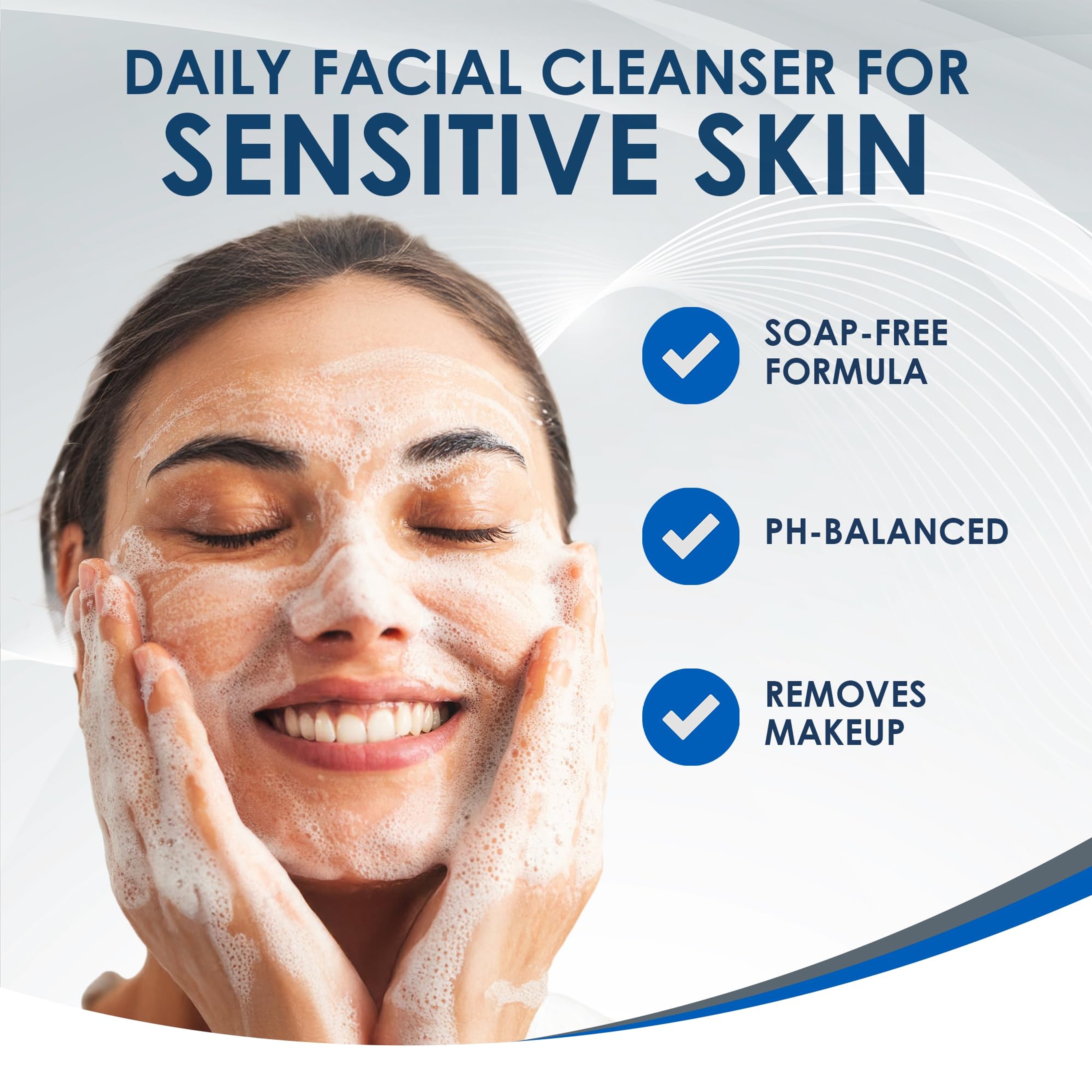 Vanicream Gentle Facial Cleanser 8 fl.oz - Formulated Without Common Irritants for Sensitive Skin 3