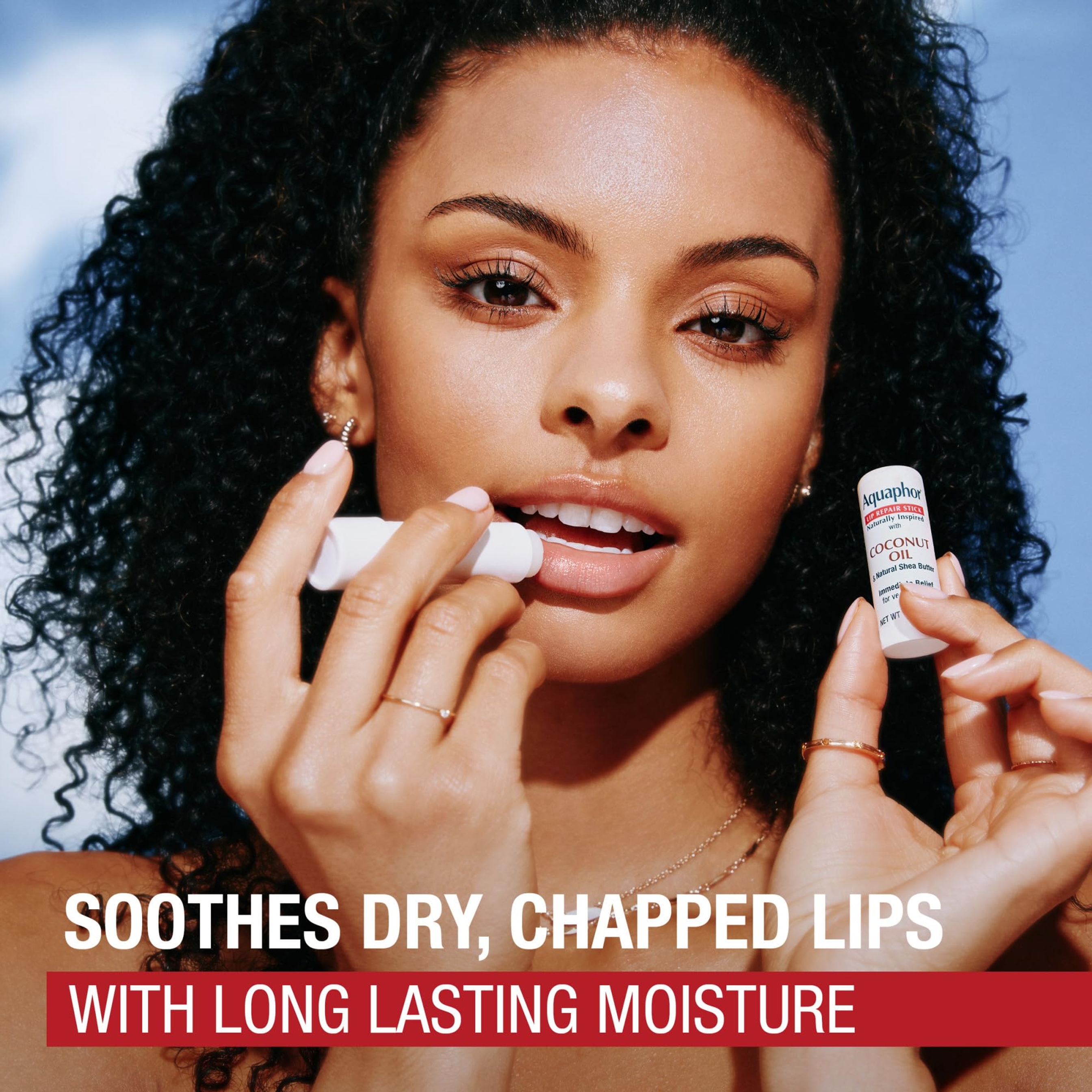 Aquaphor Naturally Inspired Lip Repair Stick, Coconut Oil, 0.17 oz - Hydrating Lip Balm Immediately Relieves Dryness 5