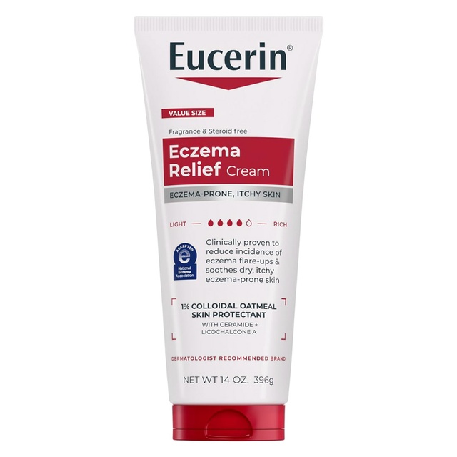 Eucerin Eczema Relief Cream 14 oz - Colloidal Oatmeal Enriched Skin Protectant
