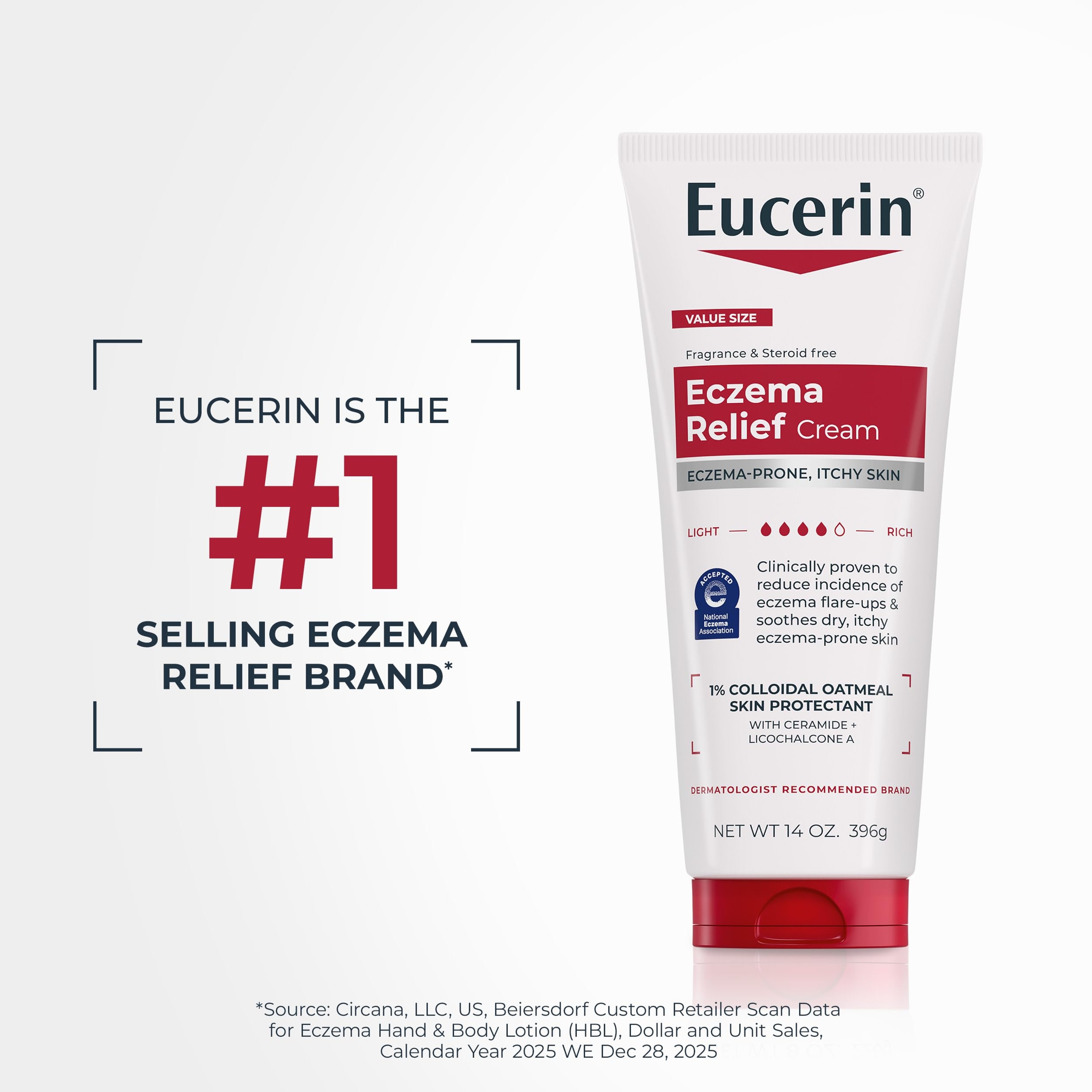 Eucerin Eczema Relief Cream 14 oz - Colloidal Oatmeal Enriched Skin Protectant 3