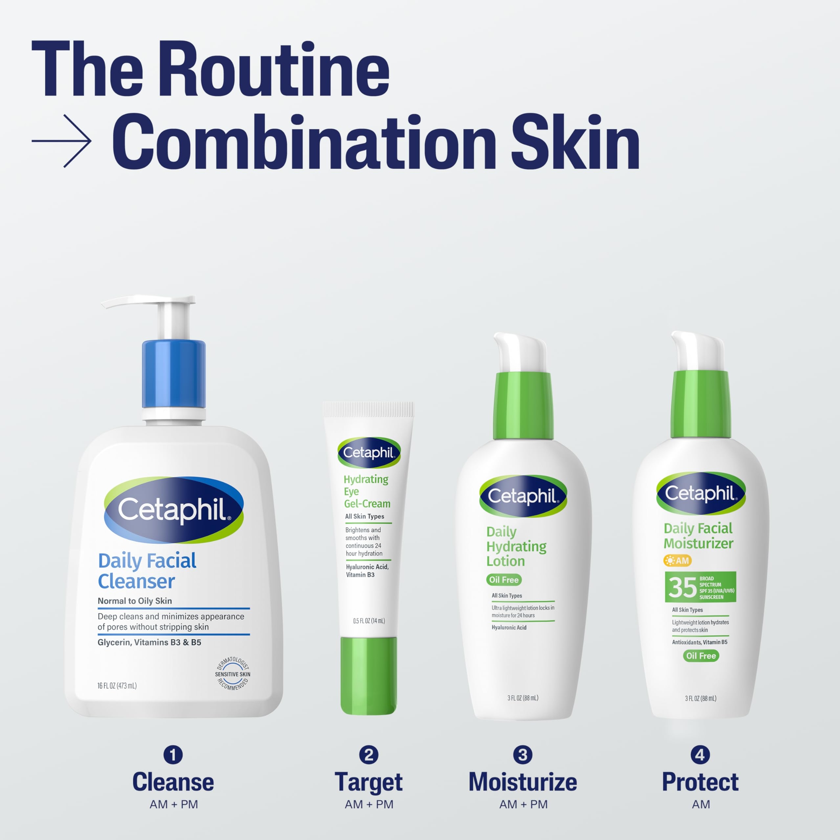 Cetaphil Daily Hydrating Lotion 3 fl.oz - Ultra Lightweight Moisturizer with Hyaluronic Acid for Face 9