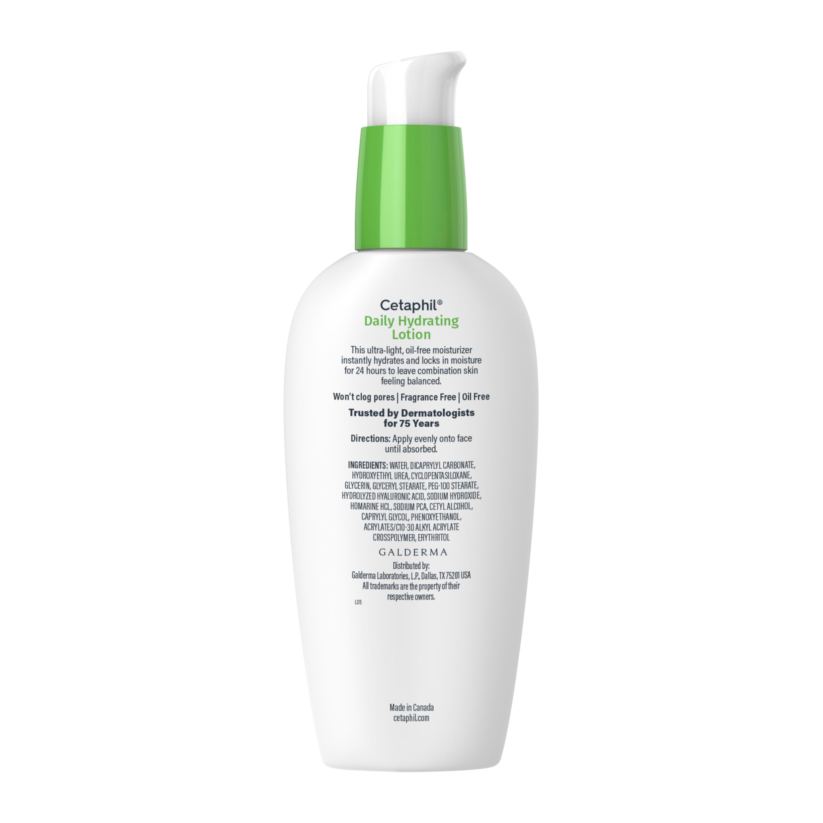 Cetaphil Daily Hydrating Lotion 3 fl.oz - Ultra Lightweight Moisturizer with Hyaluronic Acid for Face 10