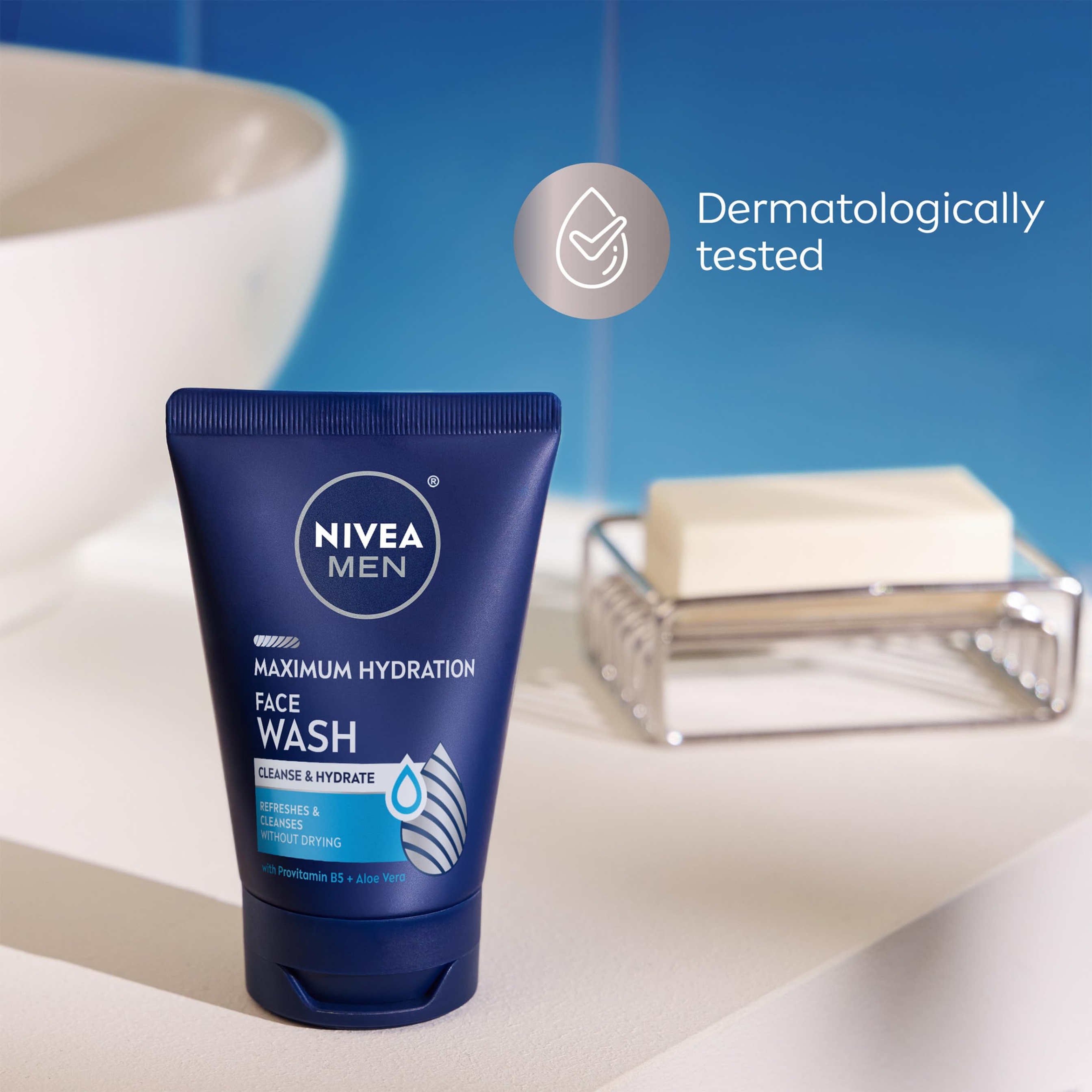 Nivea Men Maximum Hydration Face Wash 5 fl.oz - Refreshes and Cleanses without Drying 7