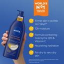 Nivea Skin Firming Nourishing Hydration Body Lotion 16.9 fl.oz - Q10 & Vitamin C Body Moisturizer for Dry to Very Dry Skin 3