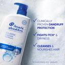 Head & Shoulders Classic Clean Dandruff Shampoo 28.2 fl.oz - 72H Dandruff Protection for Daily Use, Paraben Free 2