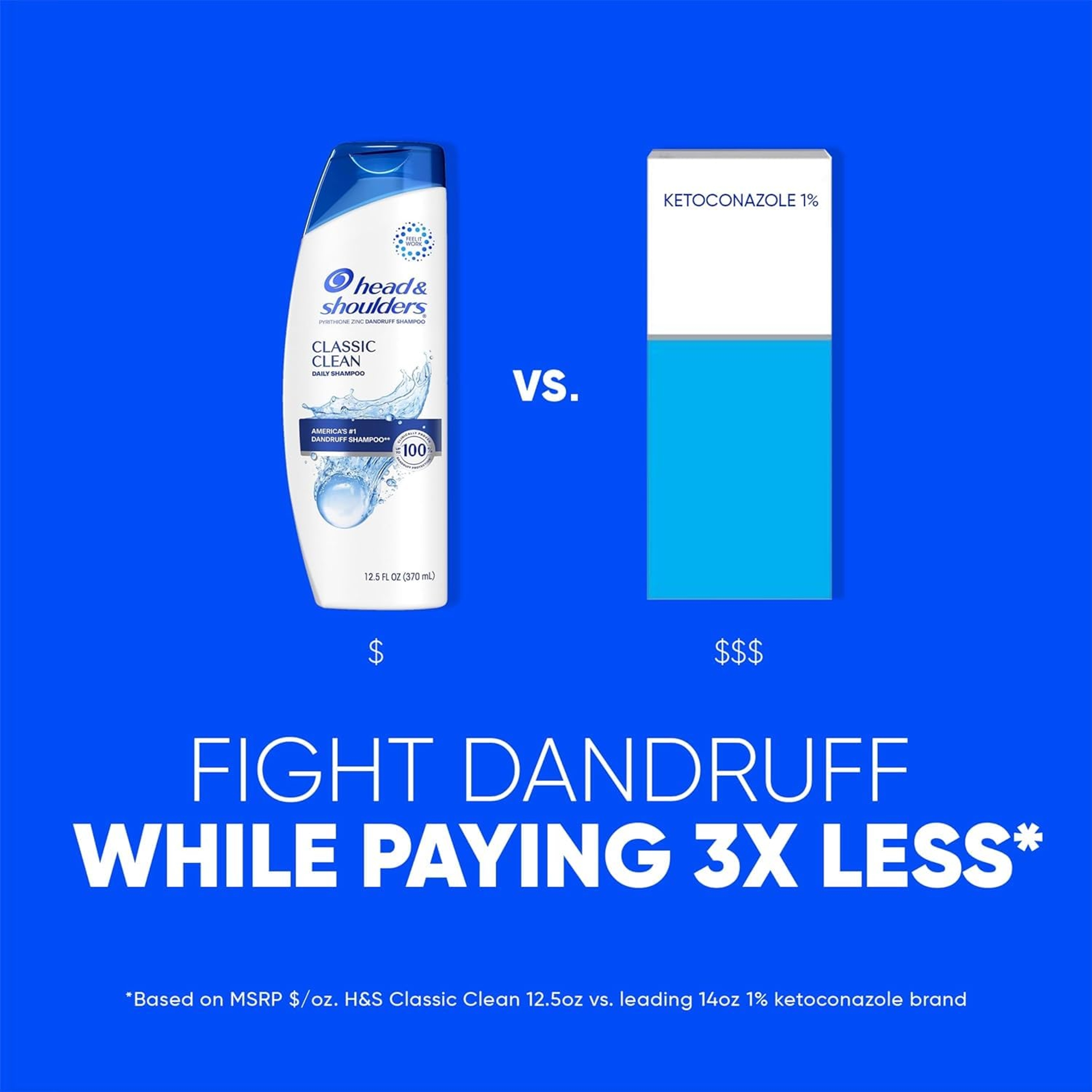 Head & Shoulders Classic Clean Dandruff Shampoo 28.2 fl.oz - 72H Dandruff Protection for Daily Use, Paraben Free 3