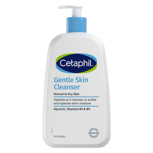 Cetaphil Gentle Skin Cleanser 20 fl.oz - Hydrating Face Wash for Normal to Dry, Sensitive Skin