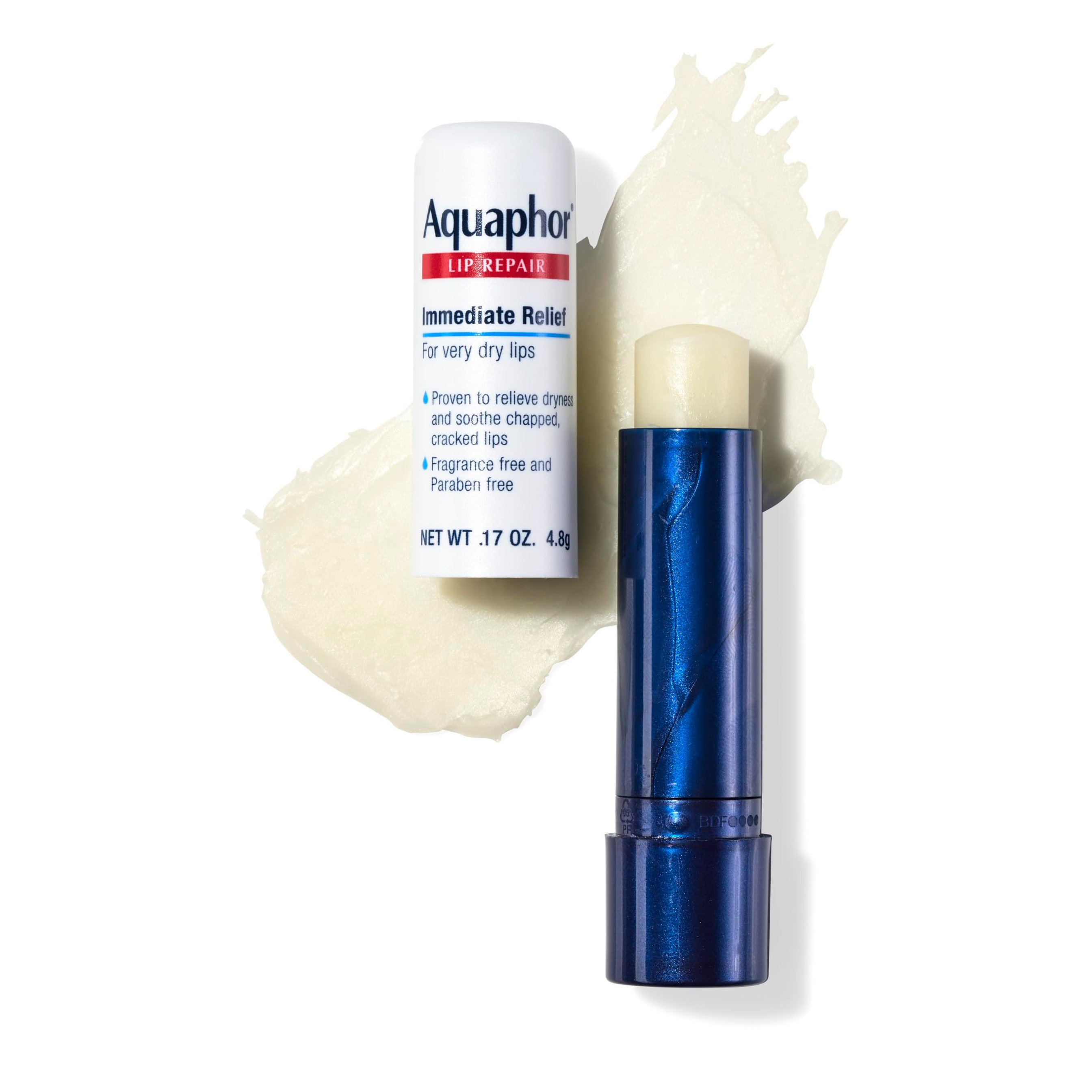 Aquaphor Lip Repair Stick with Jojoba Oil and Shea Butter, Moisturizing Lip Balms, Fragrance Free and Paraben Free, Immediately Relieves Dryness, 0.17 Oz Stick, Pack of 4 28
