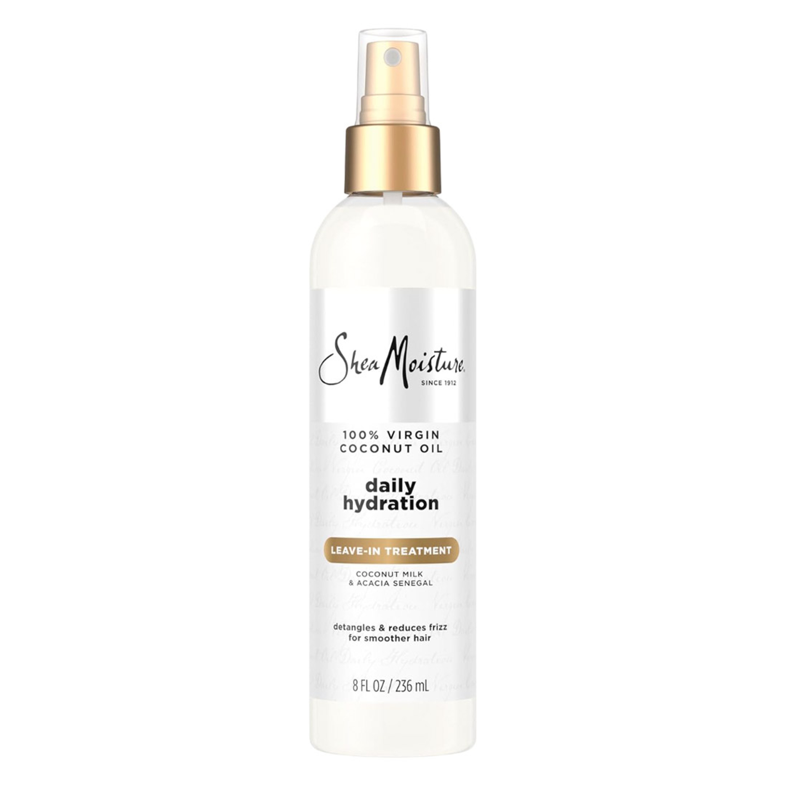 SheaMoisture Daily Hydration Leave-In Treatment 8 fl.oz - 100% Virgin Coconut Oil, Protects & Controls Frizz for All Hair Types 1