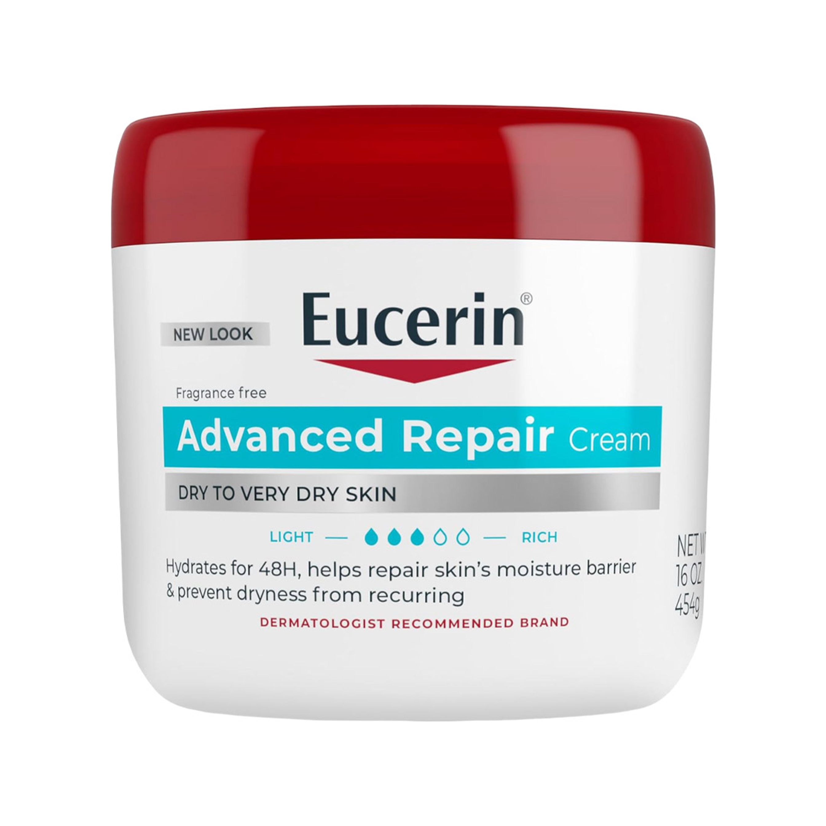 Eucerin Advanced Repair Cream 16 oz - Body Moisturizer for Dry Skin, 48 Hours of Hydration 1