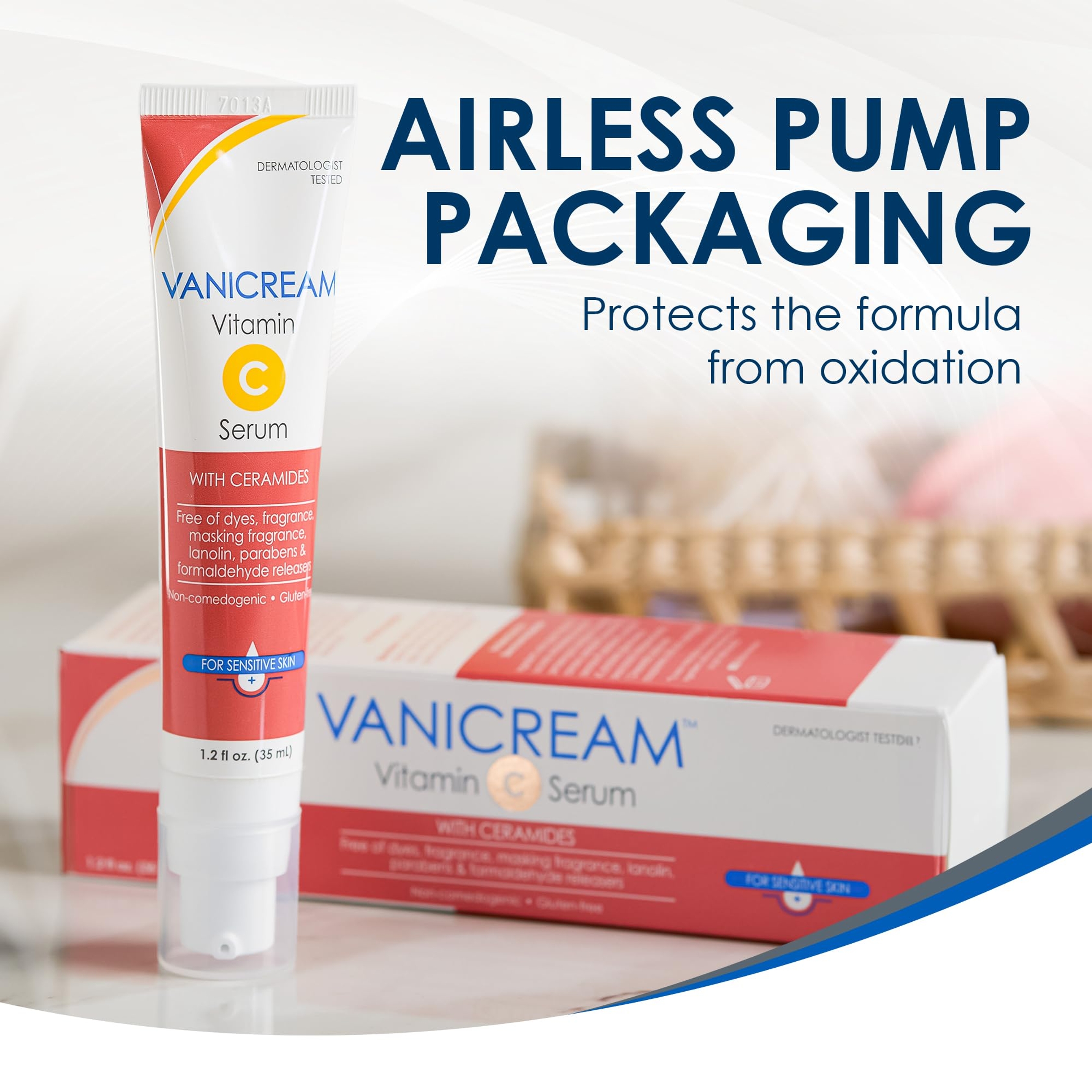 Vanicream Vitamin C Serum with Ceramides for Sensitive Skin 1.2 fl.oz - Milky & Lightweight, Boosts Glow 5