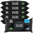 DUDE Wipes Shea BUTTer Flushable Wipes - Extra-Large Adult Wet Wipes - 3 Pack (144 Count) - Infused with Coconut Oil, Vitamin E, and Aloe - Septic and Sewer Safe 17