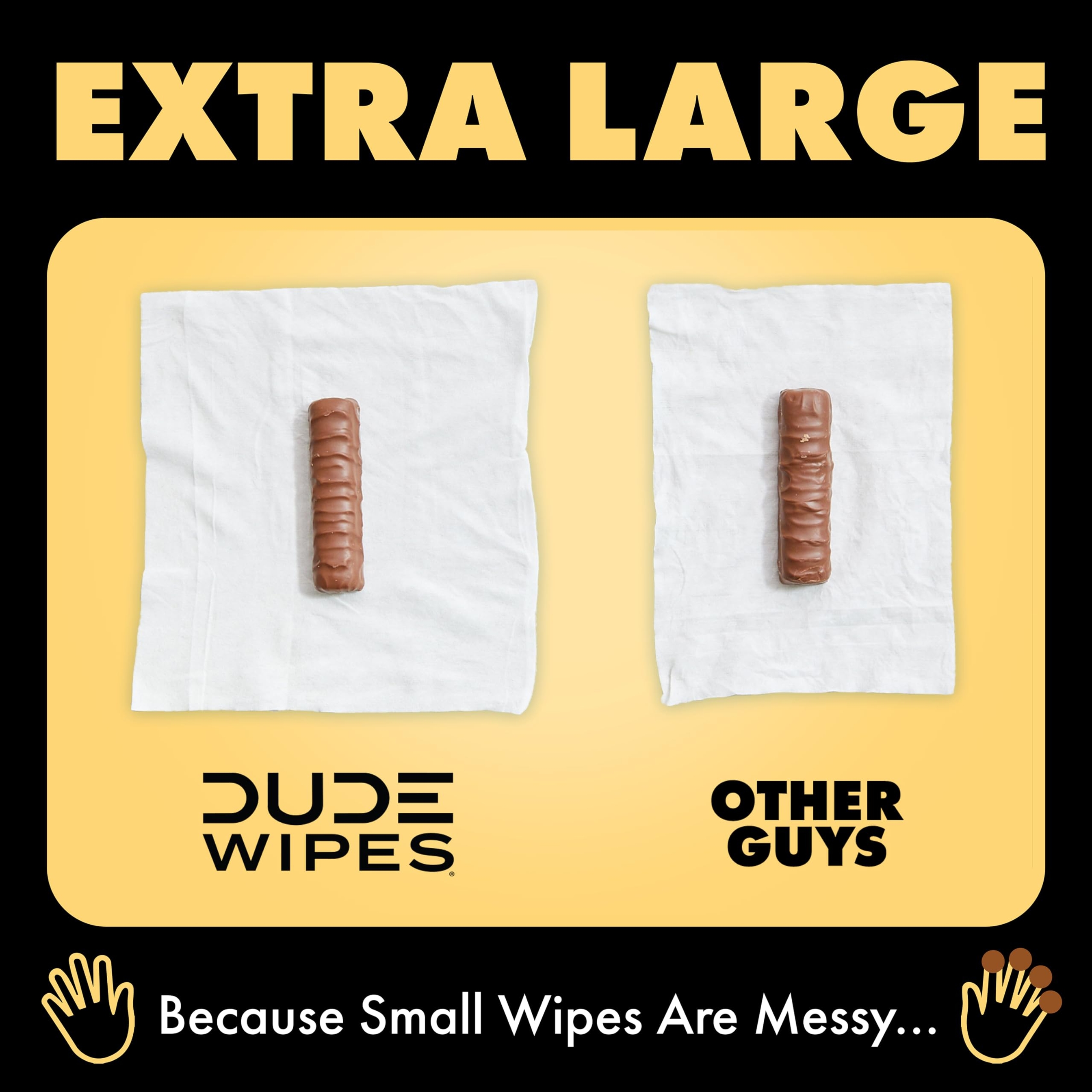 DUDE Wipes Shea BUTTer Flushable Wipes - Extra-Large Adult Wet Wipes - 3 Pack (144 Count) - Infused with Coconut Oil, Vitamin E, and Aloe - Septic and Sewer Safe 37
