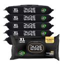 DUDE Wipes Shea BUTTer Flushable Wipes - Extra-Large Adult Wet Wipes - 3 Pack (144 Count) - Infused with Coconut Oil, Vitamin E, and Aloe - Septic and Sewer Safe 60