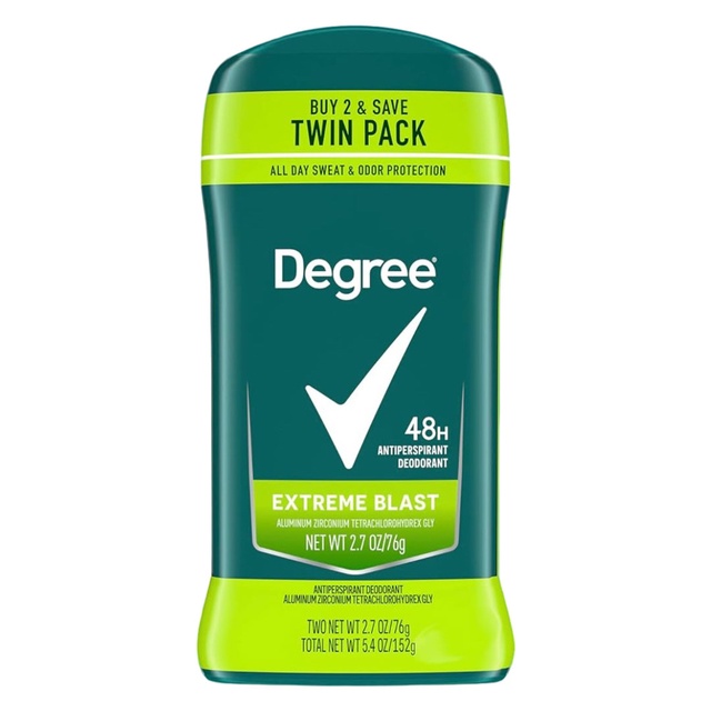 Degree Men Extreme Blast Antiperspirant Deodorant Stick 2.7 oz (Pack of 2) - 48-Hour Sweat & Odor Protection — Out of stock