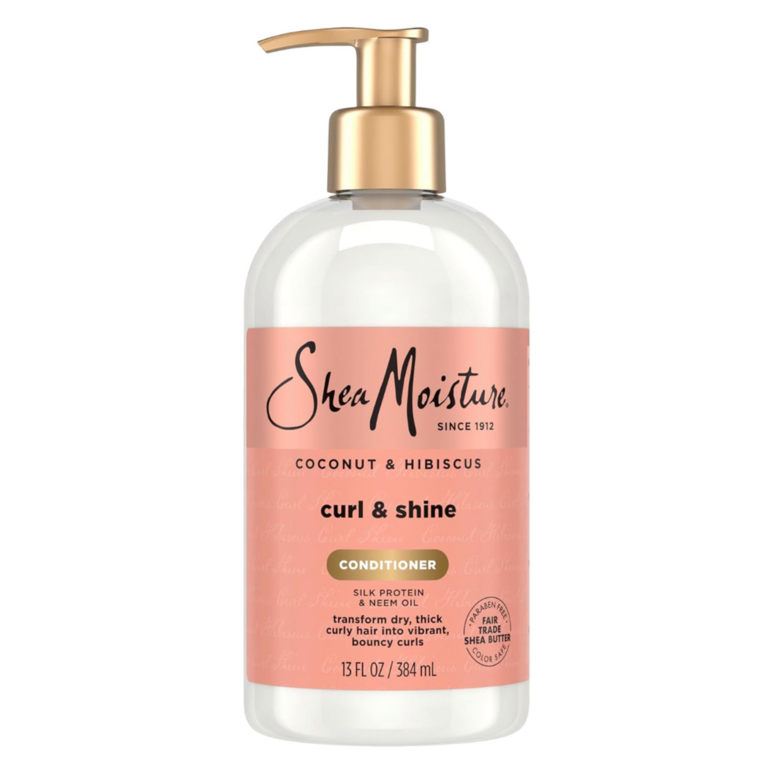 SheaMoisture Curl & Shine Conditioner 13 fl.oz - Coconut & Hibiscus, for Thick & Curly Hair to Moisturize & Soften 1