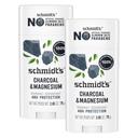 Schmidt's Deodorant Stick, Charcoal & Magnesium, 2.65 oz (Pack of 2) - 48H Odor Protection 1