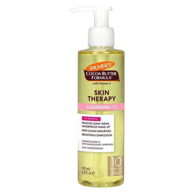 Palmer's Skin Therapy Cleansing Oil 6.5 fl.oz - Deeply Removes Long-Wear & Waterproof Makeup