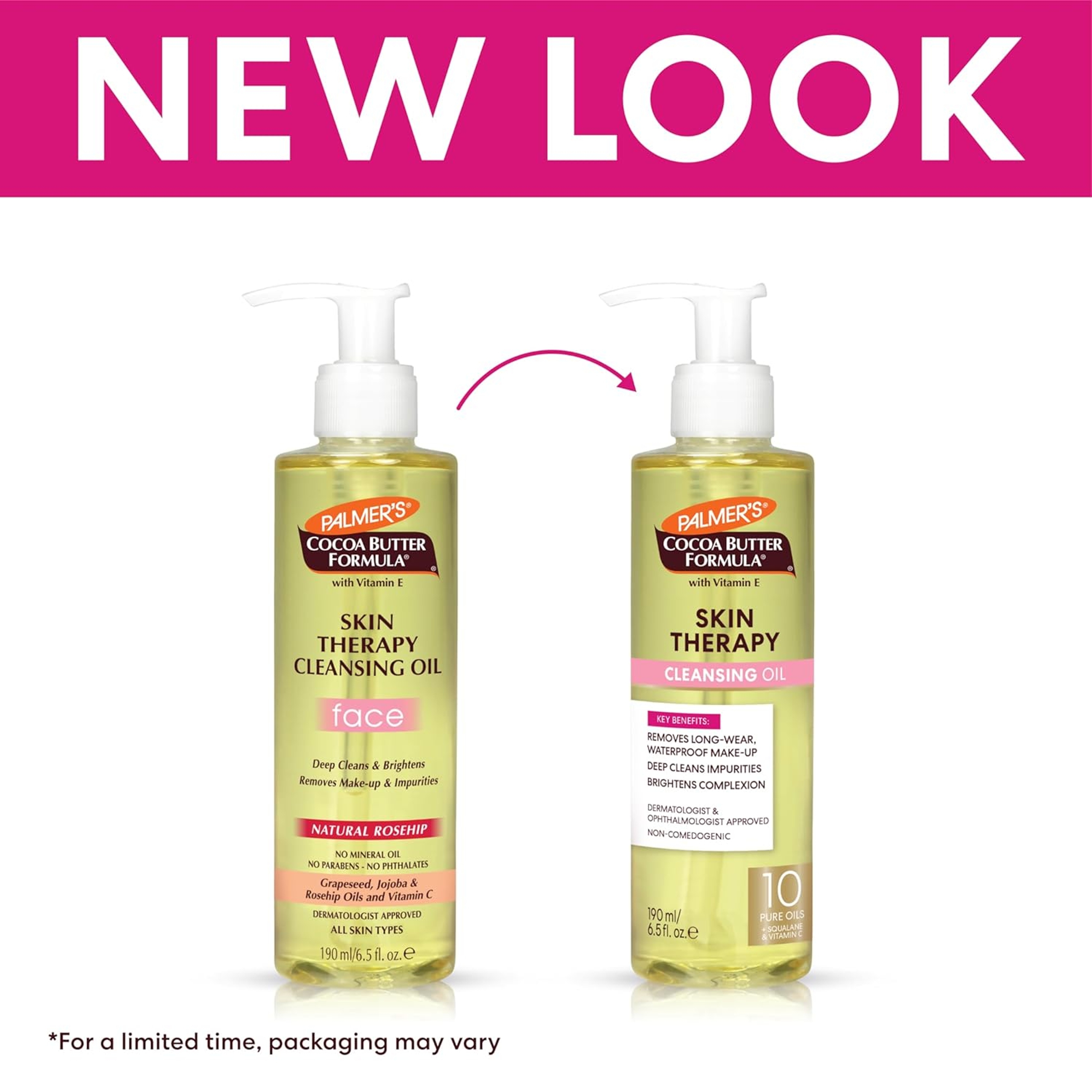 Palmer's Skin Therapy Cleansing Oil 6.5 fl.oz - Deeply Removes Long-Wear & Waterproof Makeup 2