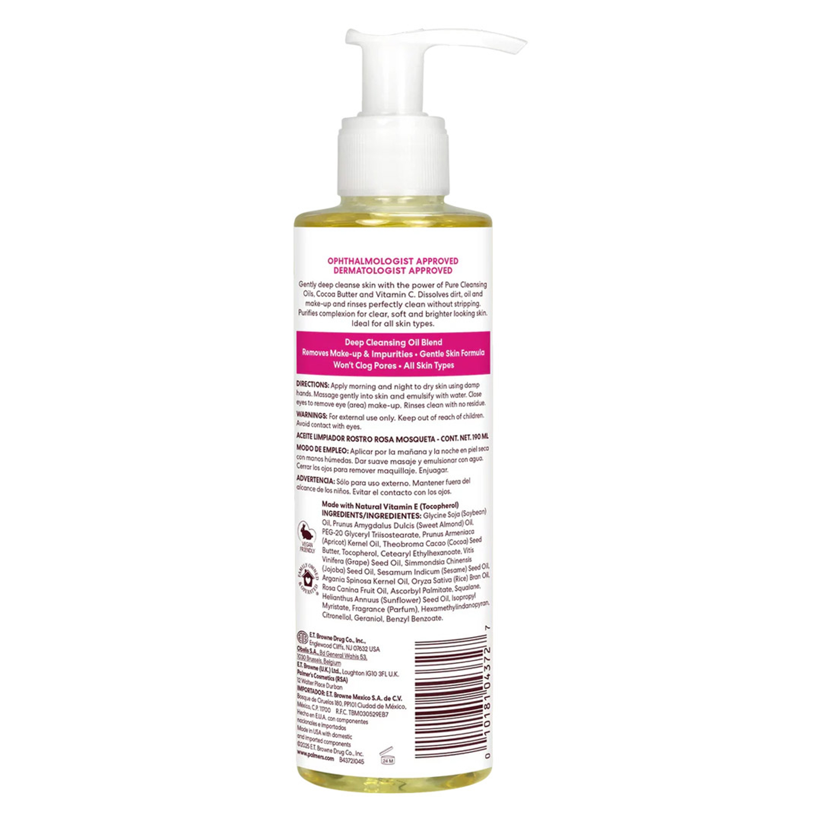 Palmer's Skin Therapy Cleansing Oil 6.5 fl.oz - Deeply Removes Long-Wear & Waterproof Makeup 9