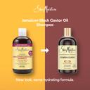 SheaMoisture Strengthen & Restore Shampoo 13 fl.oz - Pure Jamaican Black Castor Oil for Damaged Hair 2