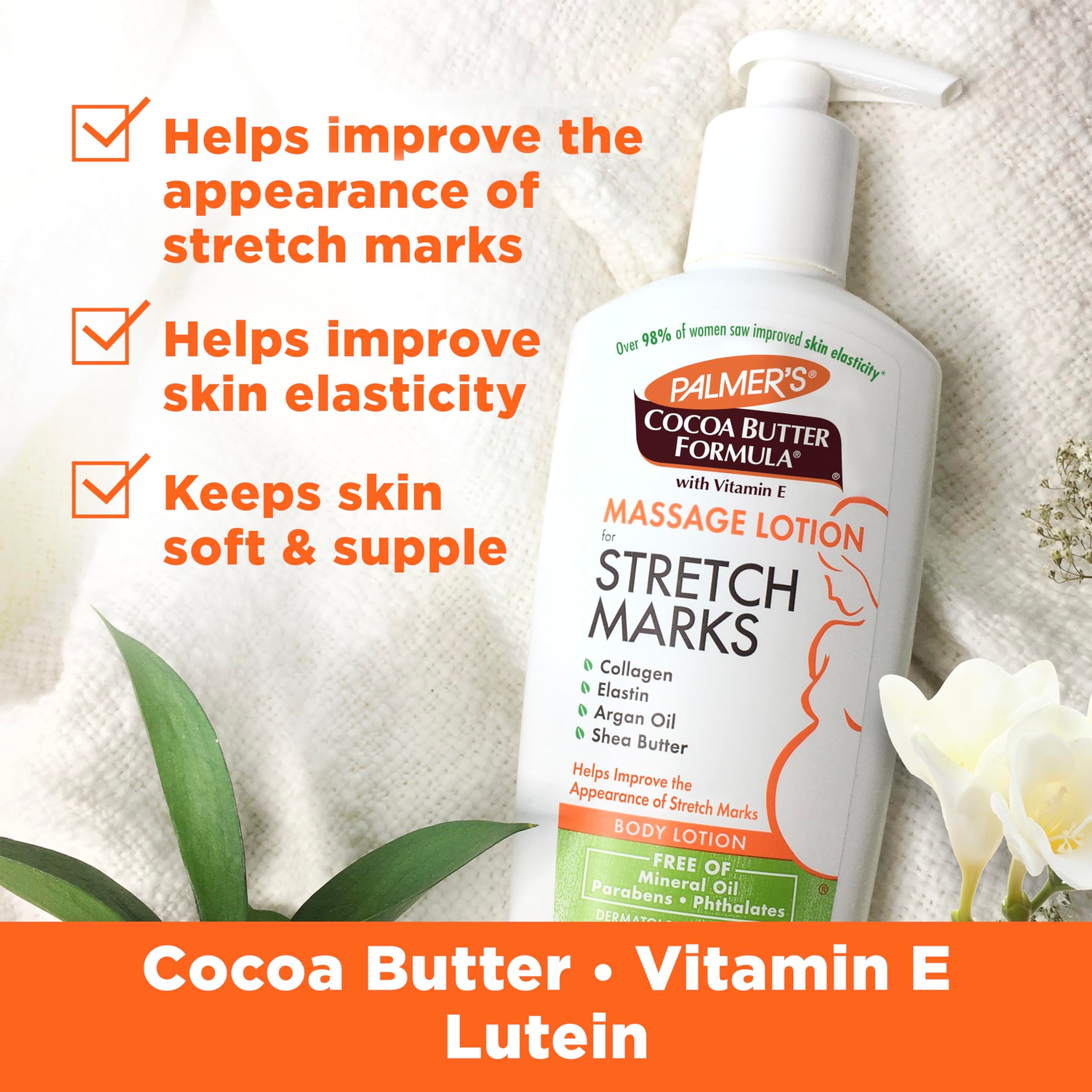 Palmer's Cocoa Butter Massage Lotion for Stretch Marks 8.5 fl.oz - Body Lotion for Pregnancy & Weight Changes 2