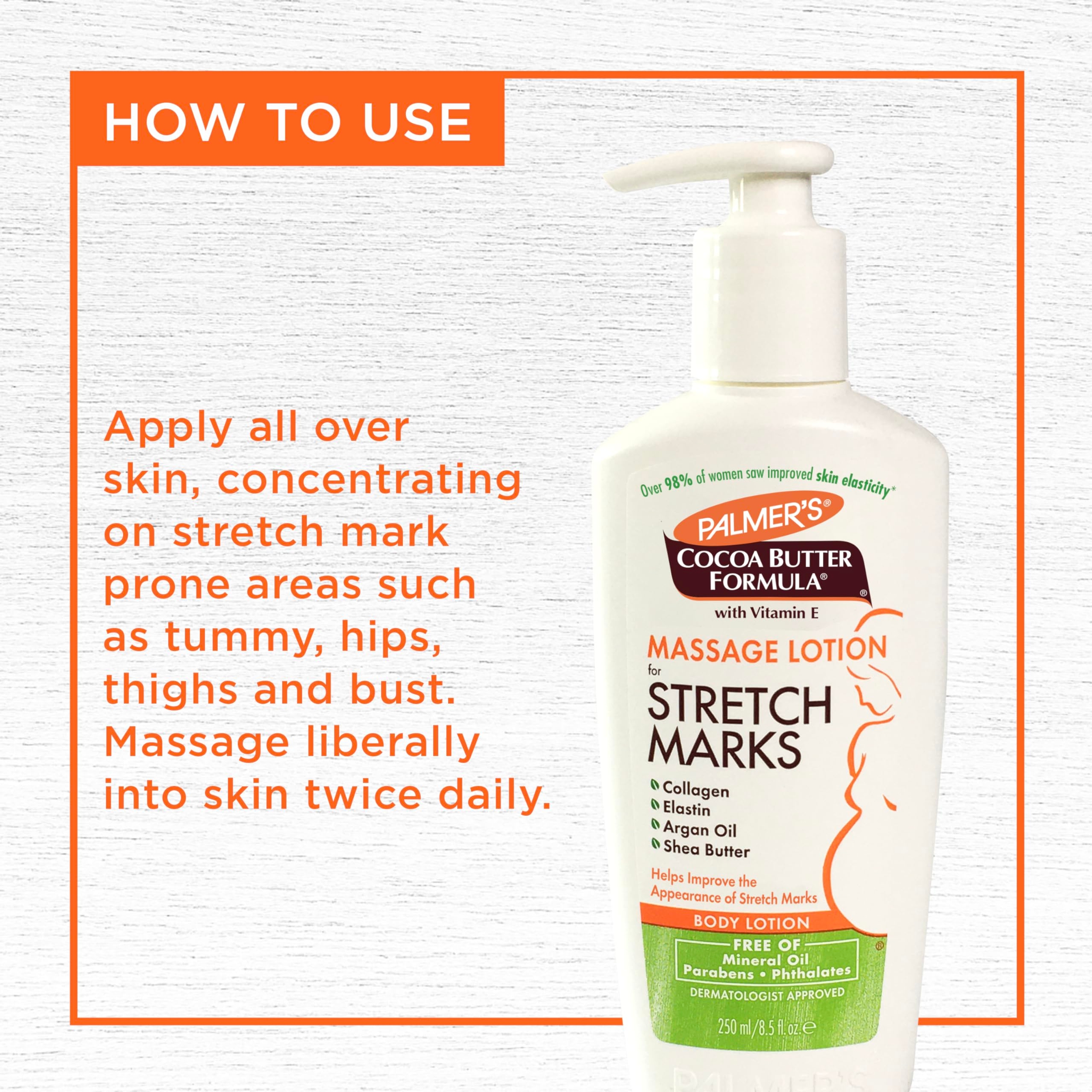 Palmer's Cocoa Butter Massage Lotion for Stretch Marks 8.5 fl.oz - Body Lotion for Pregnancy & Weight Changes 3