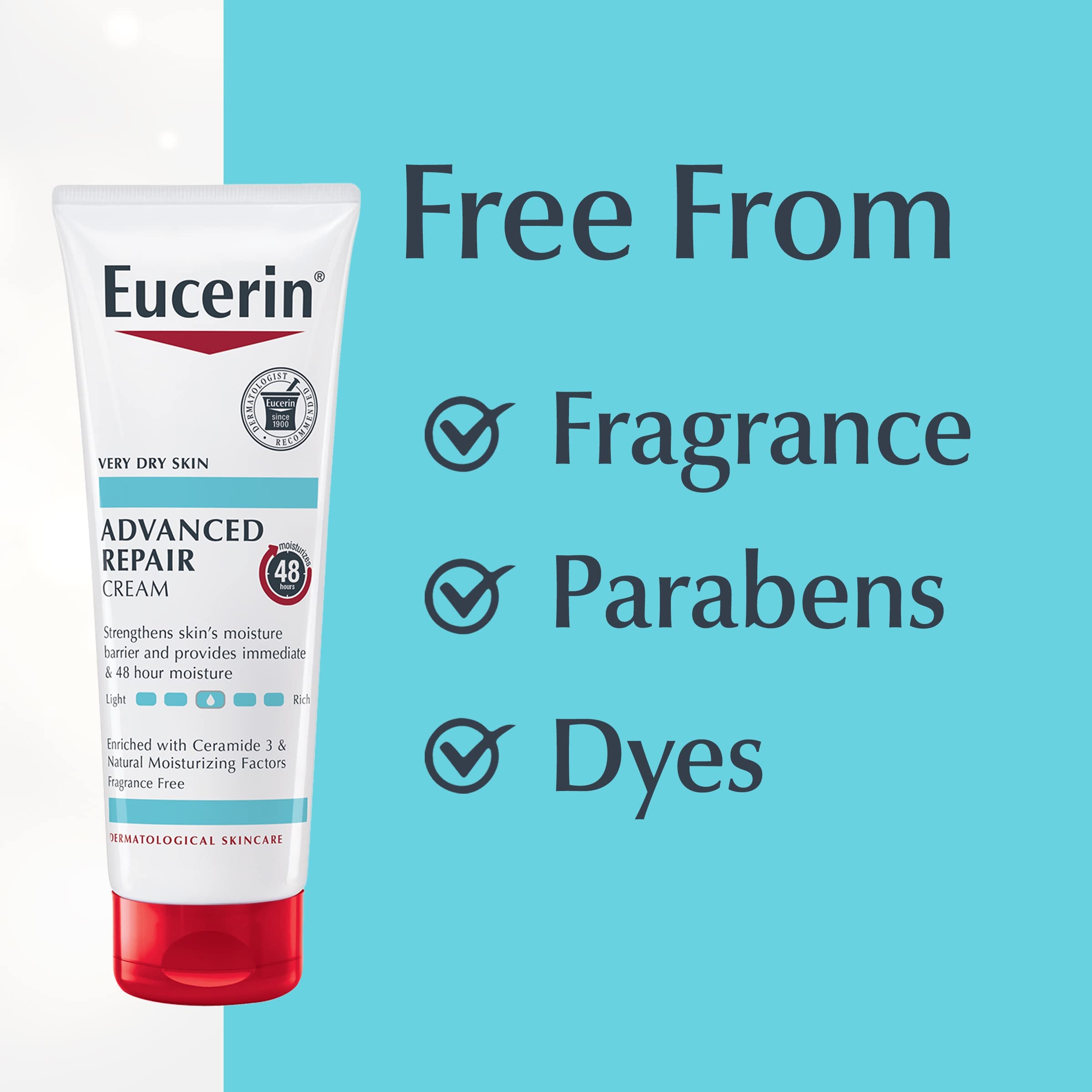 Eucerin Advanced Repair Cream 8 oz - Body Moisturizer for Dry Skin, 48 Hours of Hydration 6