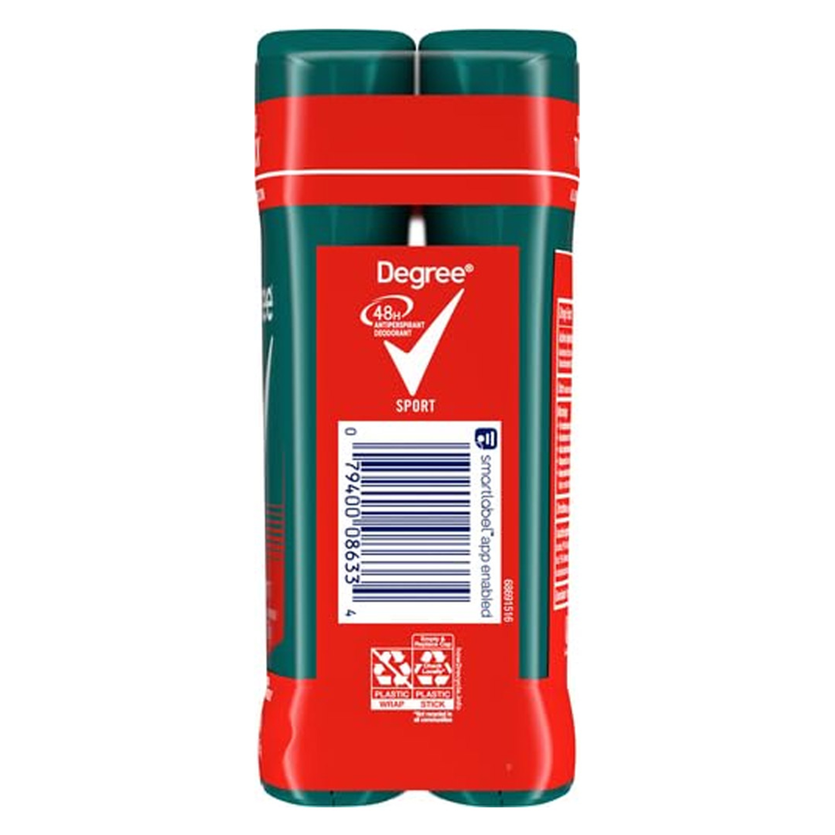 Degree Men Sport Antiperspirant Deodorant Stick 2.7 oz (Pack of 2) - 48-Hour Sweat & Odor Protection 7