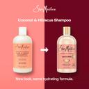 SheaMoisture Curl & Shine Shampoo 13 fl.oz - Coconut & Hibiscus, for Thick & Curly Hair 2